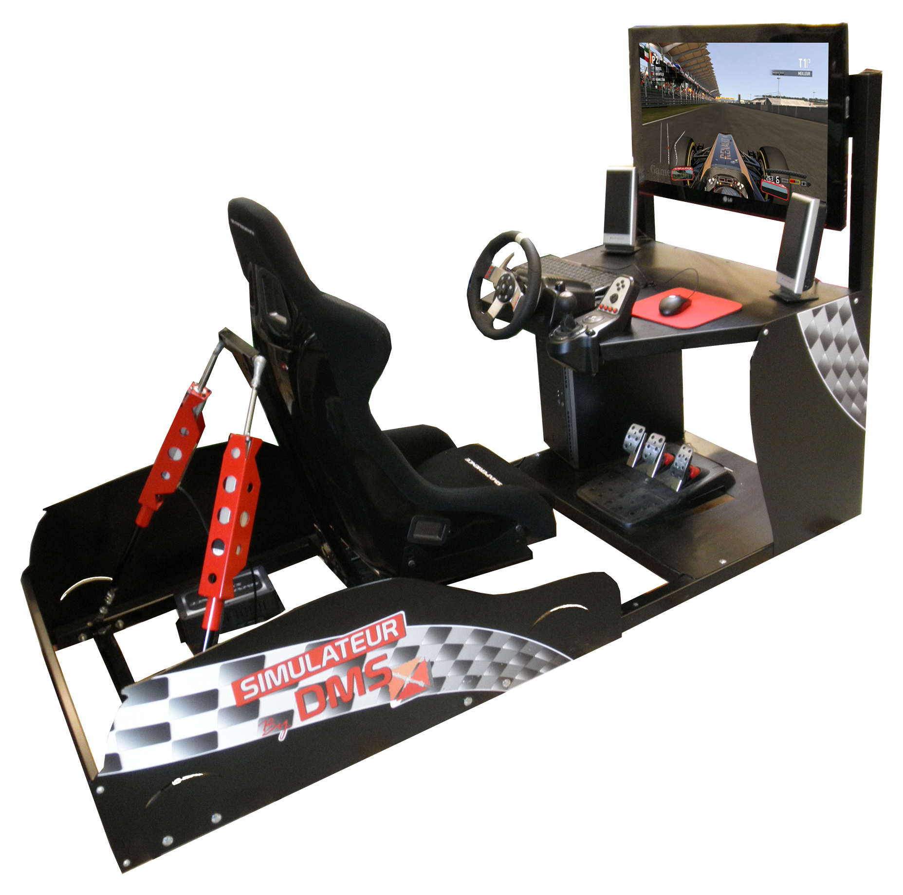 Simulateur de course instrumenté